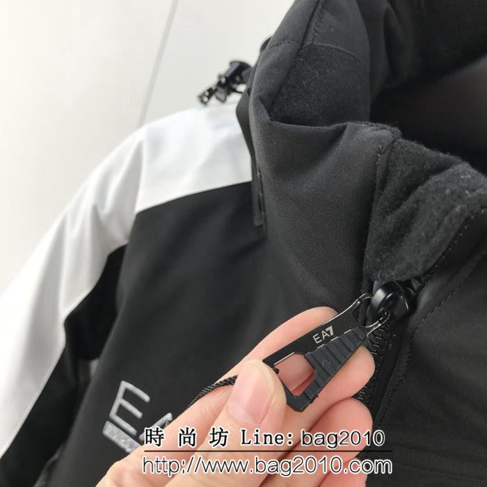 Amani阿瑪尼 高端系列 戶外功能性 男款黑色羽絨服 ydi2185